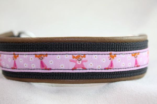 Halsband Lotte mit Leder Größe 34cm